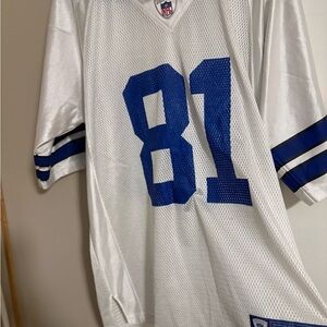 NFL Reebok White and Blue Jersey